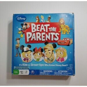 Disney Beat the Parents Kids vs. Grown Ups Board‎ Game Family Movie Trivia Pixar
